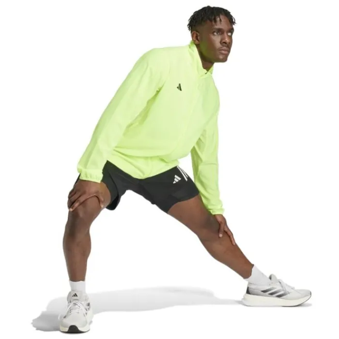 adidas Veste Running^Adizero E Jacket Jaune