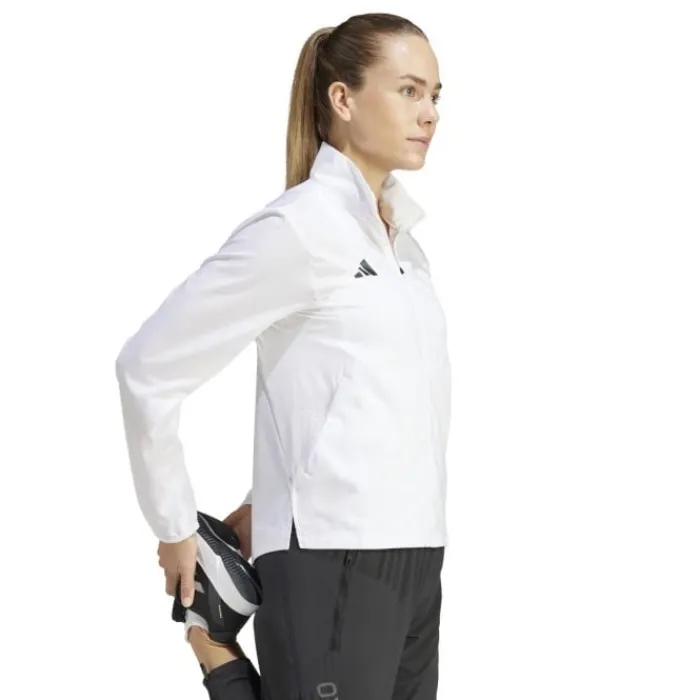 adidas Veste Running^Adizero E Jacket Blanc