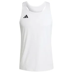 adidas T-shirt Et Manches Longues Running^Adizero E Singlet Blanc