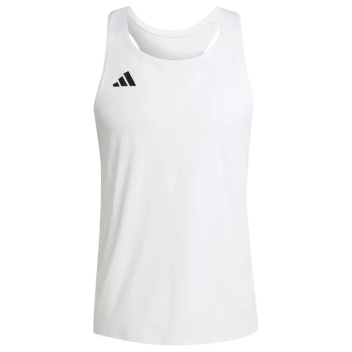 adidas T-shirt Et Manches Longues Running^Adizero E Singlet Blanc