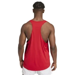 adidas T-shirt Et Manches Longues Running^Adizero E Singlet Rouge