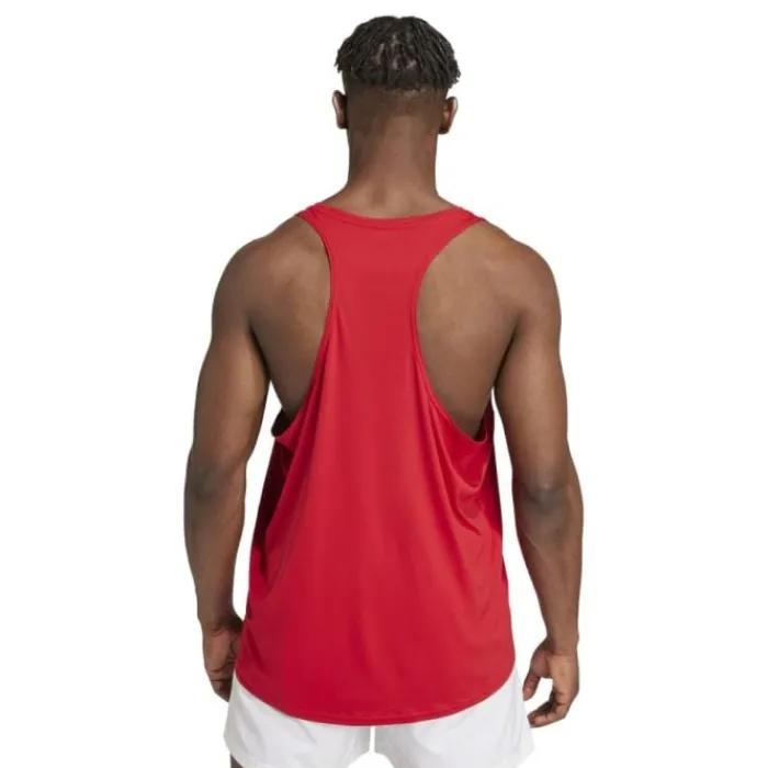 adidas T-shirt Et Manches Longues Running^Adizero E Singlet Rouge