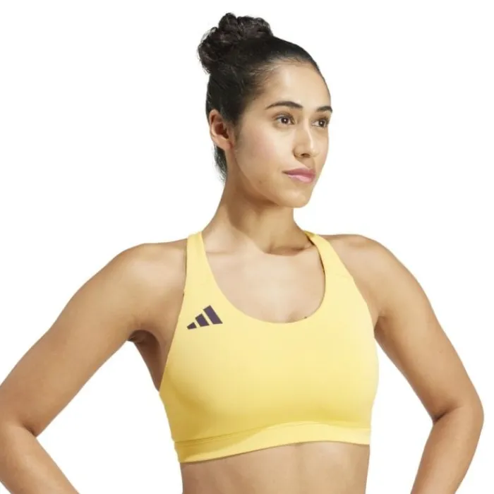adidas Brassière De Sport^Adizero Medium-Support Bra Jaune