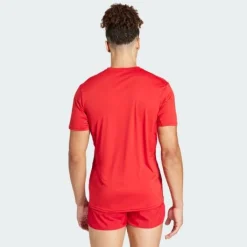 adidas T-shirt Et Manches Longues Running^Adizero Running T-shirt Rouge