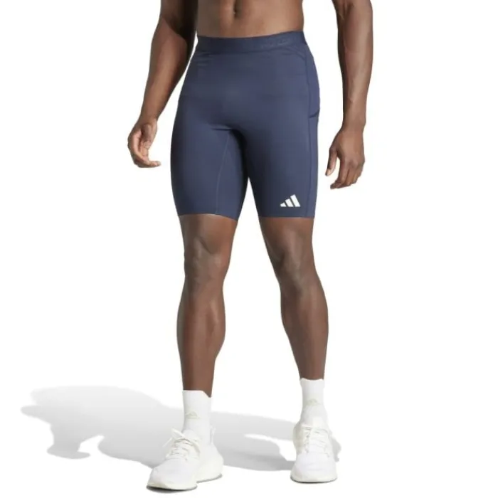 adidas Short Running^Adizero Short Tight Bleu