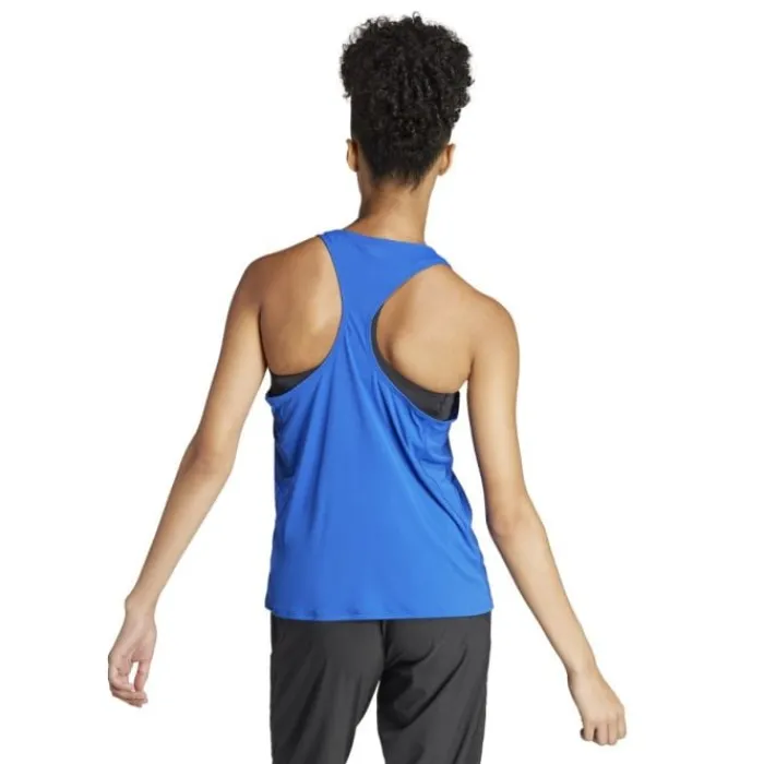 adidas T-shirt Et Manches Longues Running^Adizero Tank Bleu