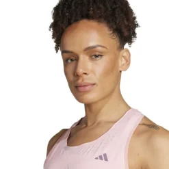 adidas T-shirt Et Manches Longues Running^Adizero Tank Rose