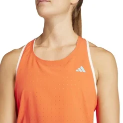 adidas T-shirt Et Manches Longues Running^Adizero Tank Rouge