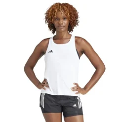 adidas T-shirt Et Manches Longues Running^Adizero Tank Blanc