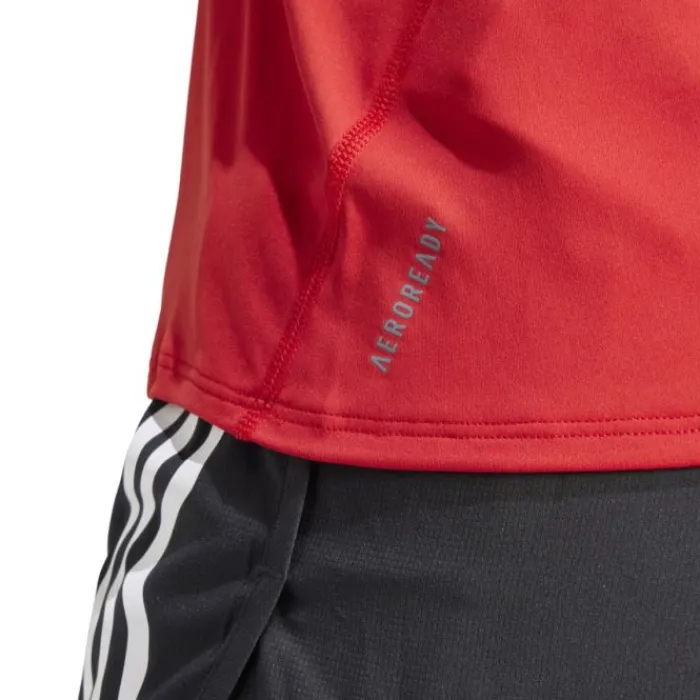 adidas T-shirt Et Manches Longues Running^Adizero Tank Rouge