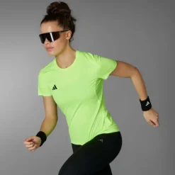 adidas T-shirt Et Manches Longues Running^Adizero T-Shirt Vert