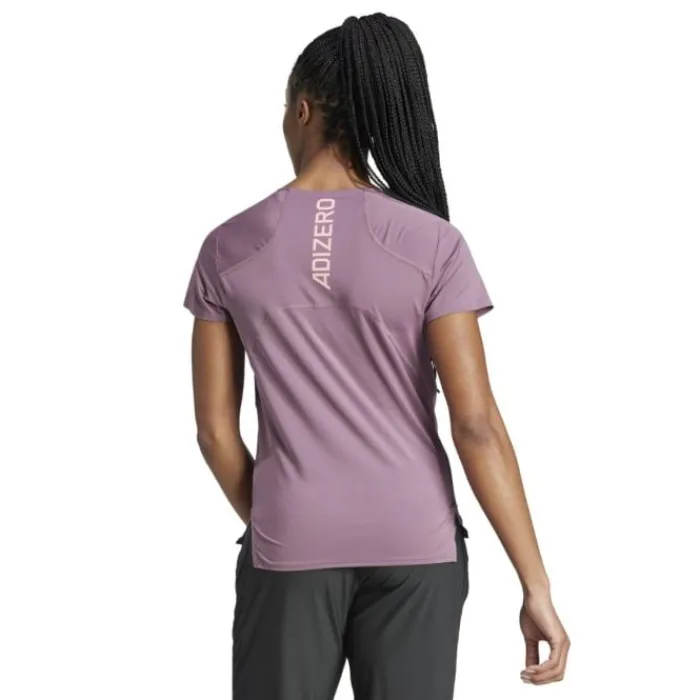 adidas T-shirt Et Manches Longues Running^Adizero T-Shirt Mauve