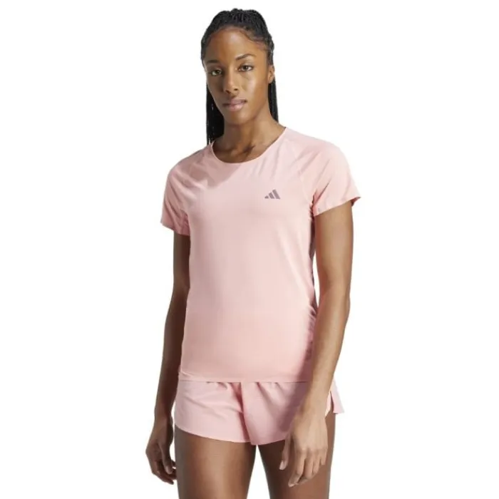 adidas T-shirt Et Manches Longues Running^Adizero T-Shirt Rose