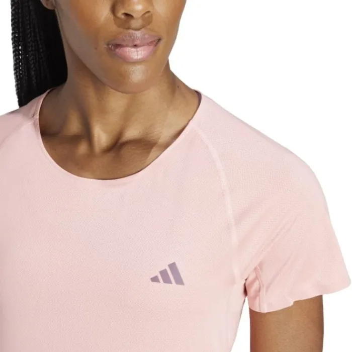 adidas T-shirt Et Manches Longues Running^Adizero T-Shirt Rose