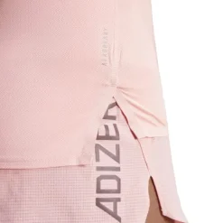 adidas T-shirt Et Manches Longues Running^Adizero T-Shirt Rose