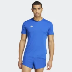 adidas T-shirt Et Manches Longues Running^Adizero T-shirt Bleu
