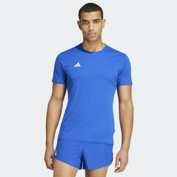 adidas T-shirt Et Manches Longues Running^Adizero T-shirt Bleu