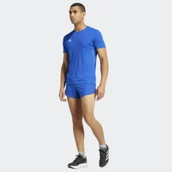 adidas T-shirt Et Manches Longues Running^Adizero T-shirt Bleu