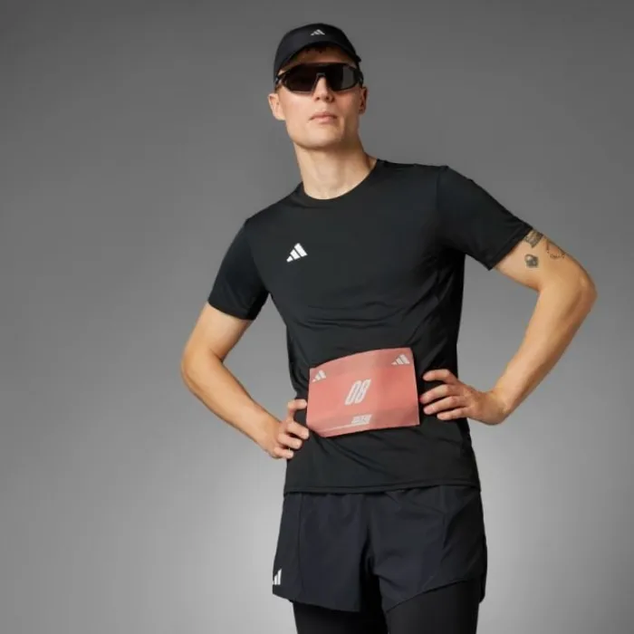 adidas T-shirt Et Manches Longues Running^Adizero T-shirt Noir