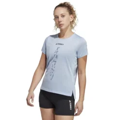 adidas T-shirt Et Manches Longues Running^AGR Shirt Bleu