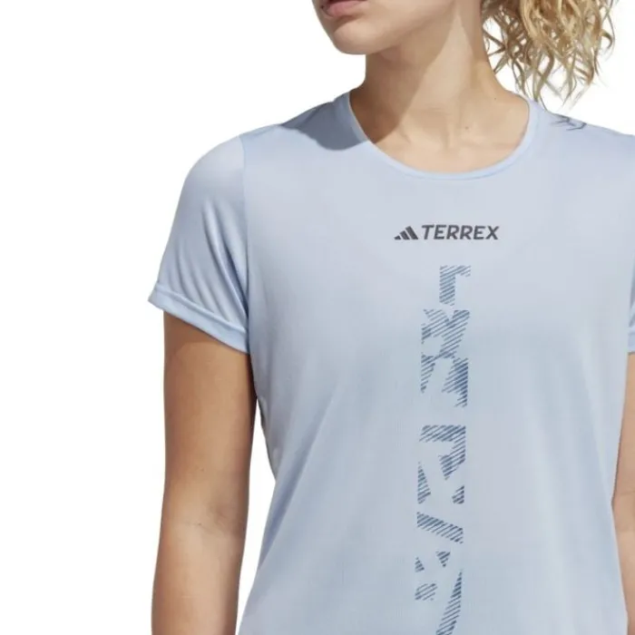 adidas T-shirt Et Manches Longues Running^AGR Shirt Bleu