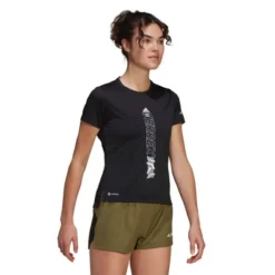 adidas T-shirt Et Manches Longues Running^Agravic Shirt Noir
