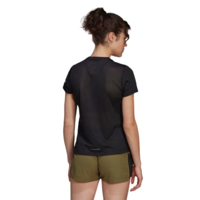 adidas T-shirt Et Manches Longues Running^Agravic Shirt Noir