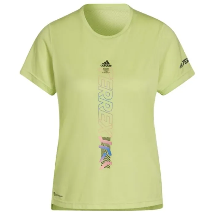 adidas T-shirt Et Manches Longues Running^Agravic Shirt Vert