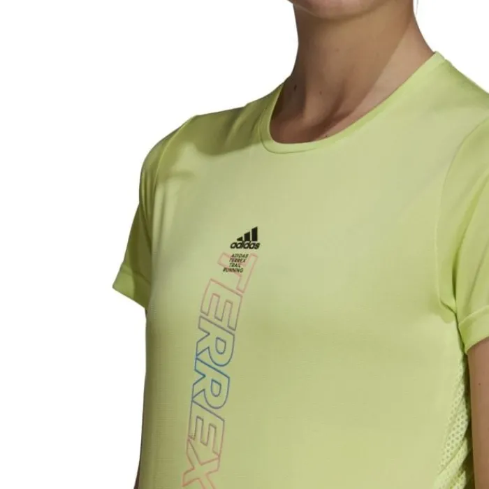 adidas T-shirt Et Manches Longues Running^Agravic Shirt Vert