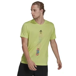 adidas T-shirt Et Manches Longues Running^Agravic Shirt Vert
