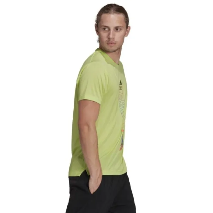 adidas T-shirt Et Manches Longues Running^Agravic Shirt Vert