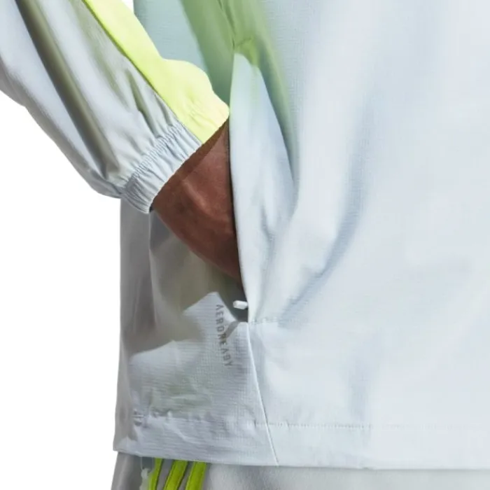 adidas Veste Running^Btn Jacket Bleu