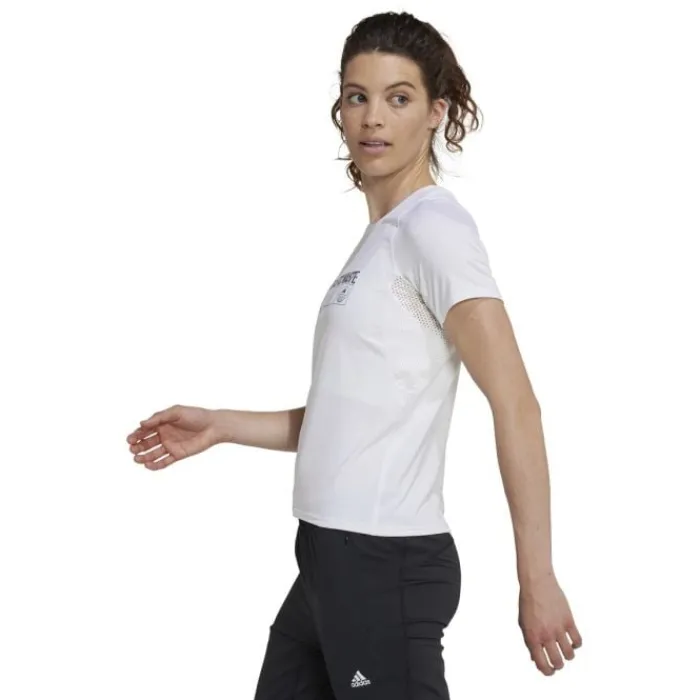 adidas T-shirt Et Manches Longues Running^Epw G T-Shirt Blanc