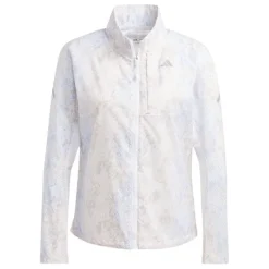 adidas Veste Running^Fast Aop Jacket Blanc