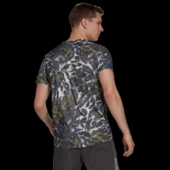 adidas T-shirt Et Manches Longues Running^Fast Aop Tee Vert