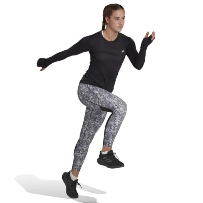adidas T-shirt Et Manches Longues Running^Fast Long Sleeve Noir