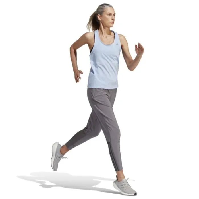 adidas T-shirt Et Manches Longues Running^Fast Tank Top Bleu