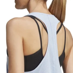 adidas T-shirt Et Manches Longues Running^Fast Tank Top Bleu