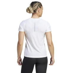 adidas T-shirt Et Manches Longues Running^Fast Tee Blanc
