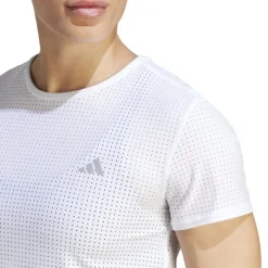 adidas T-shirt Et Manches Longues Running^Fast Tee Blanc