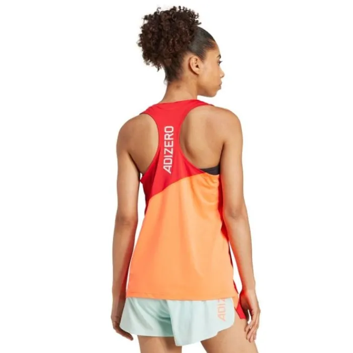 adidas T-shirt Et Manches Longues Running^NYC Singlet Rouge