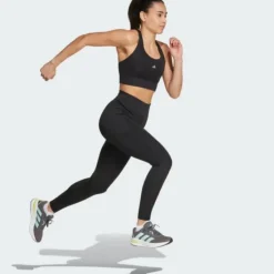 adidas Collant Et Pantalon Running^Own The run 1/1 Long Tights Noir