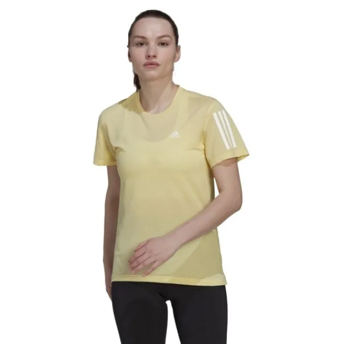 adidas T-shirt Et Manches Longues Running^Own The Run Cooler Tee Jaune