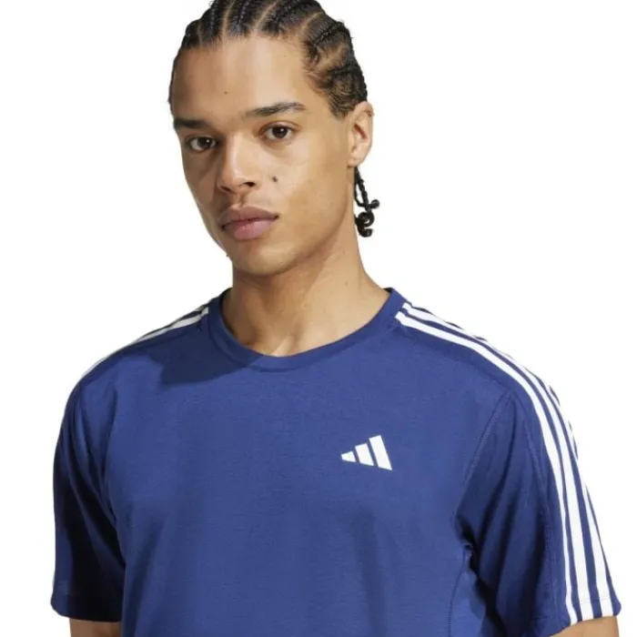 adidas T-shirt Et Manches Longues Running^Own The Run E 3S T-shirt Bleu