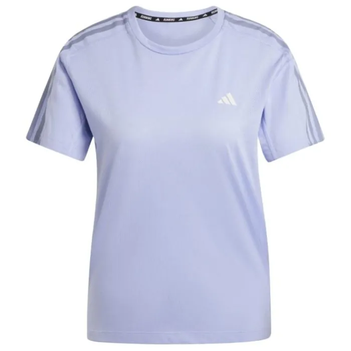 adidas T-shirt Et Manches Longues Running^Own The Run E 3-Stripes T-shirt Bleu