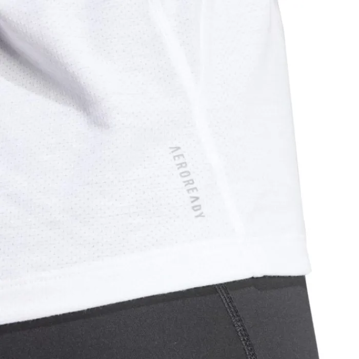 adidas T-shirt Et Manches Longues Running^Own The Run E 3-Stripes T-shirt Blanc