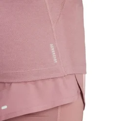 adidas T-shirt Et Manches Longues Running^Own The Run E 3-Stripes T-shirt Rouge