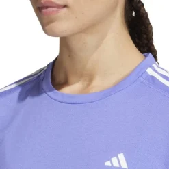 adidas T-shirt Et Manches Longues Running^Own The Run E 3-Stripes T-shirt Mauve