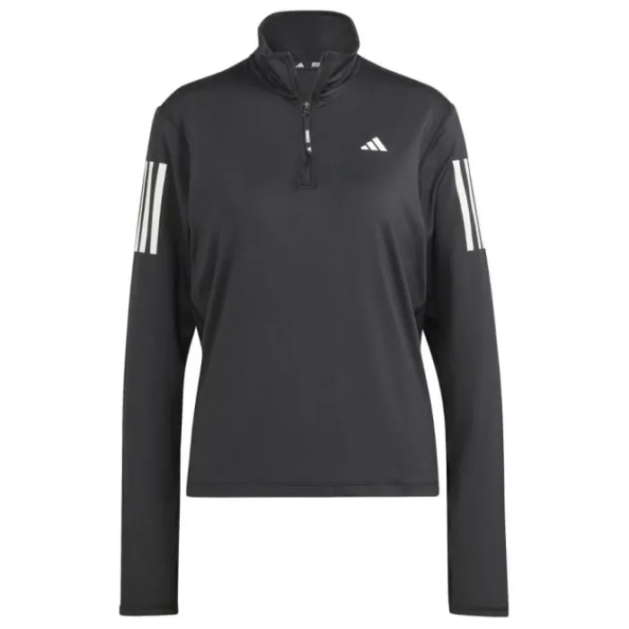 adidas T-shirt Et Manches Longues Running^Own The Run Half-Zip Noir