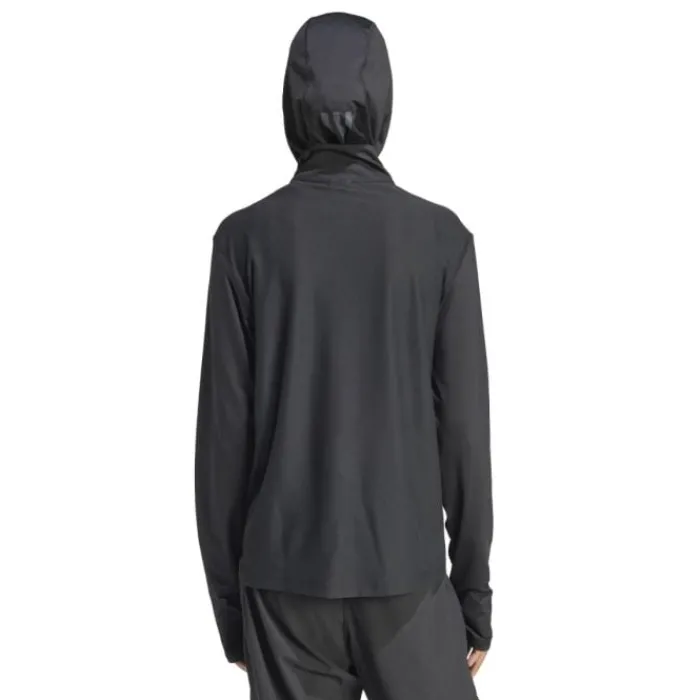 adidas T-shirt Et Manches Longues Running^Own The Run Half-Zip Noir